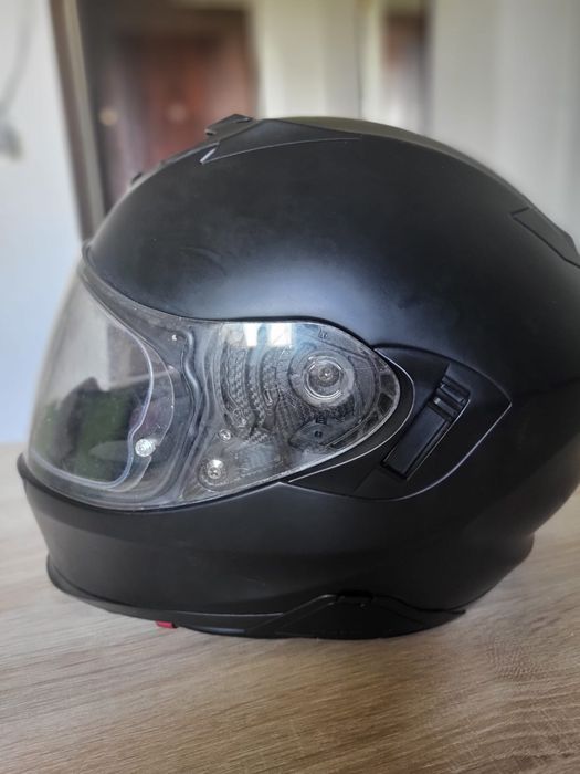 Vand casca moto Scorpion Exo 520 Evo Air Solid black matte
