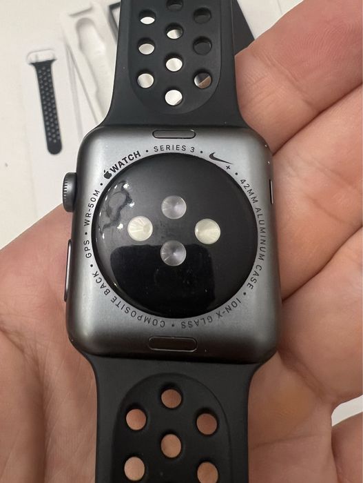 Apple watch series 3, Nike+, 42 mm, Space gray