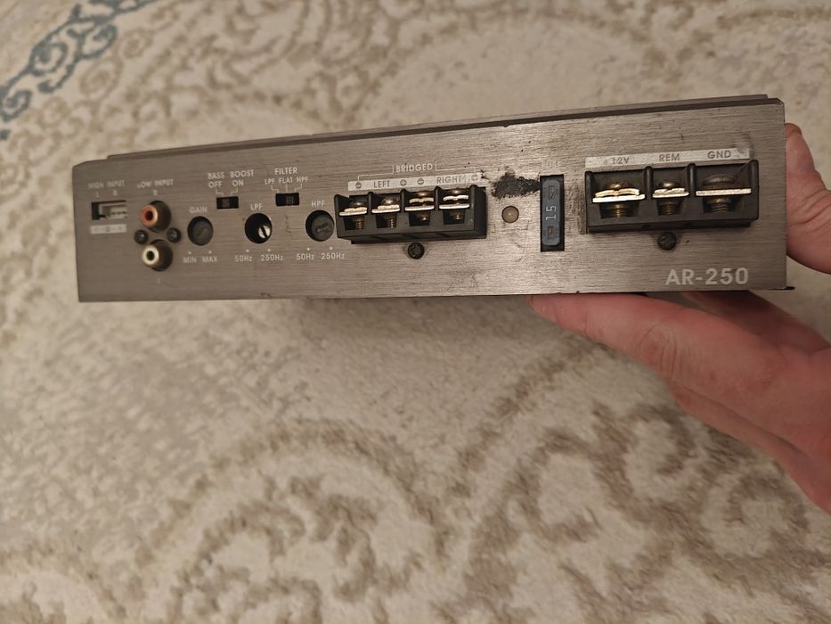 Усилитель и динамик.