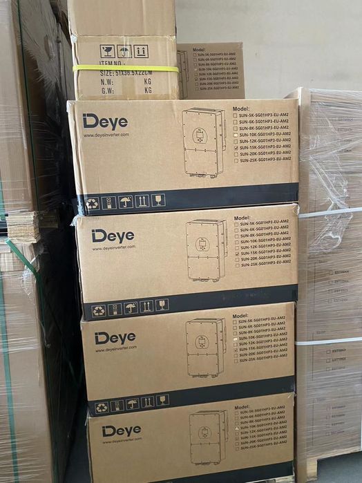 Инверторы Deye, АККУМУЛЯТОРЫ Deye в наличии