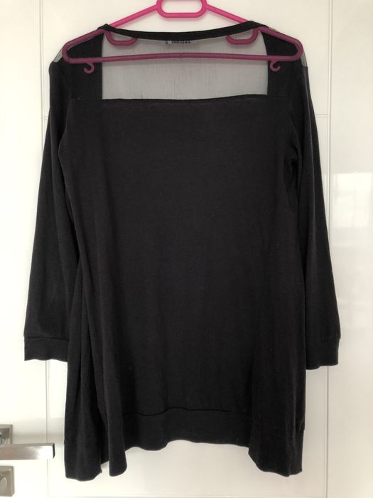 Дамска черна жилетка с 3/4 ръкав Calliope