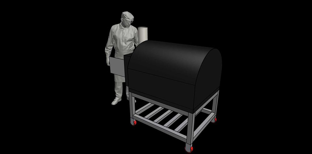 Дровяная печь барашка (помпейская печь)