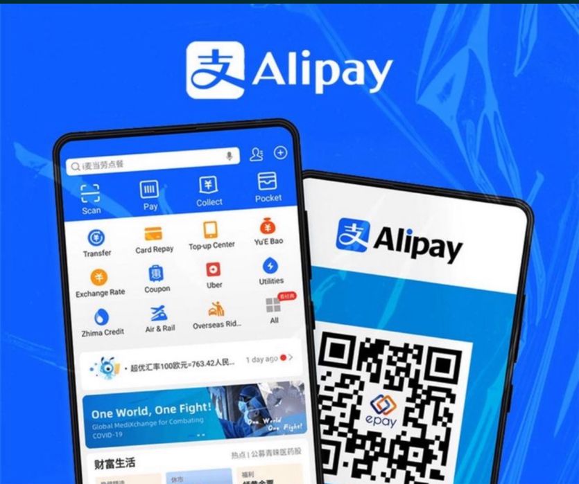 Открытие и пополнение alipay