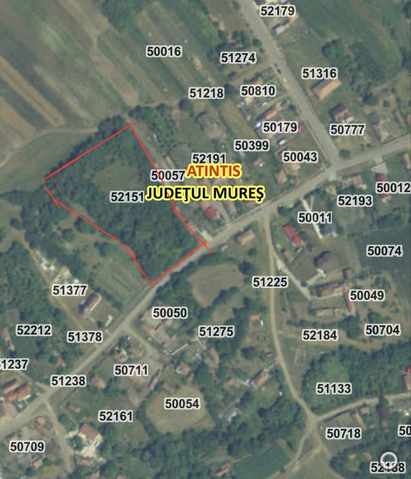 Teren Intravilan 7200mp -sat Botez ,judet Mures