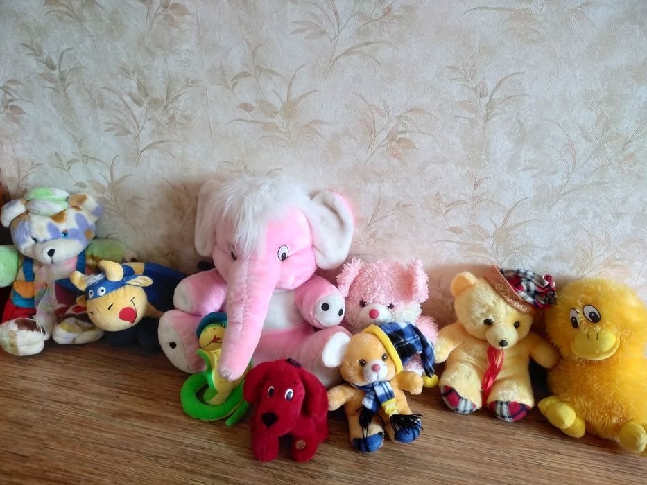 Мягкие  игрушки  .
