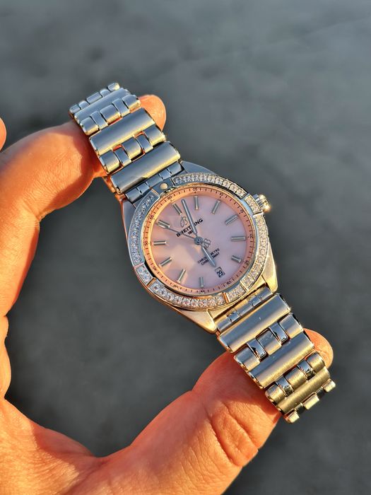 Breitling Chronomat Dial Roze 36,mm Lady