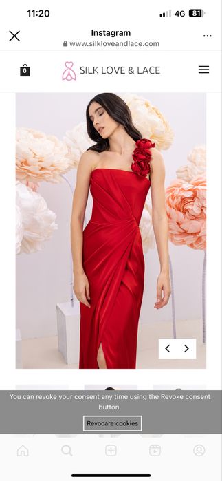 Rochie silk love and lace