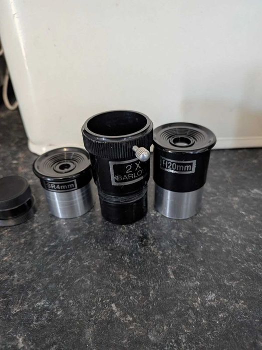 Телескоп BRESSER Solarix 76/350 Telescope - Black черен за слънце луна планети слънчево затъмнение