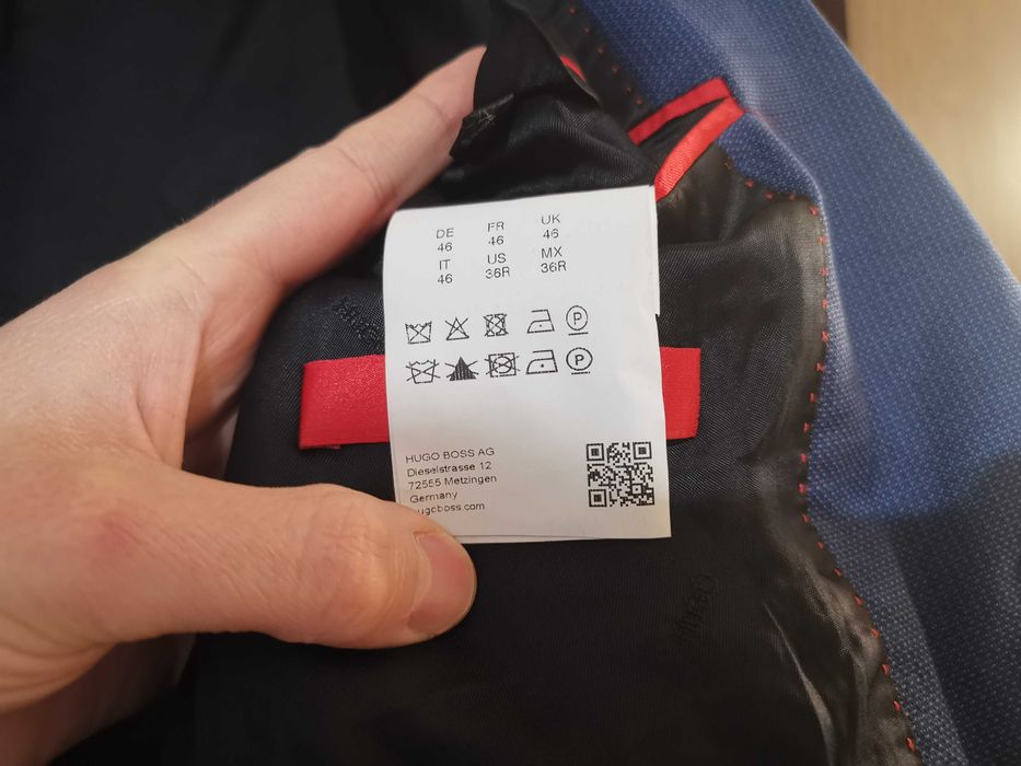 Оригинално сако Hugo Boss extra slim fit