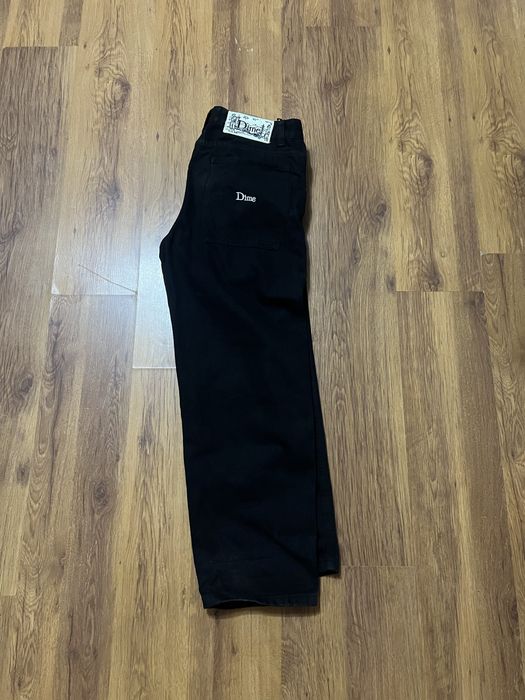 black dime jeans