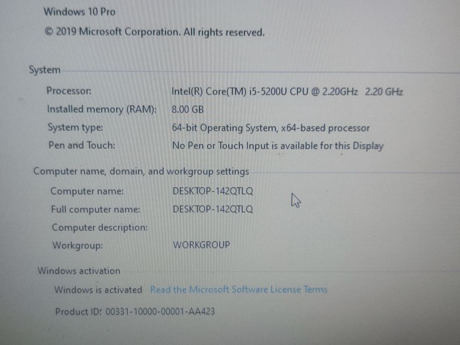 Laptop Acer Aspire E5-573 - i5-5200u/ 6gb RAM/ 128 SSD/ Baterie 3h