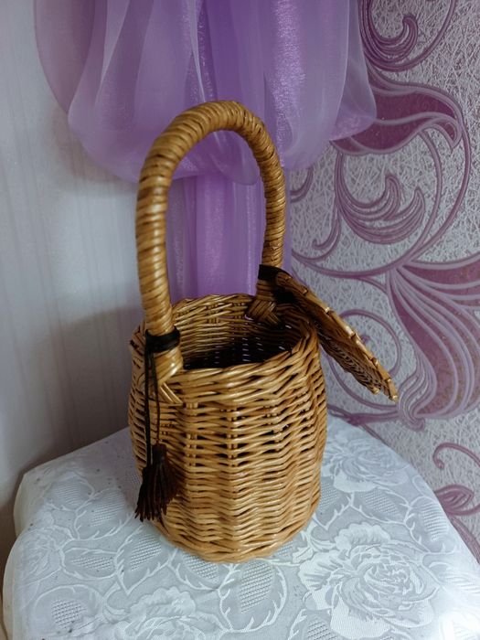 Сумочка Биркин плетеная