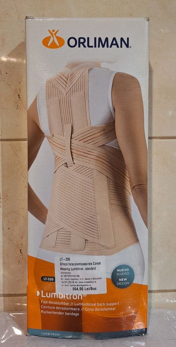 Orteza toracolombosacrala Corset Hessing Lumbitron, marime standard, LT-320 ORLIMAN