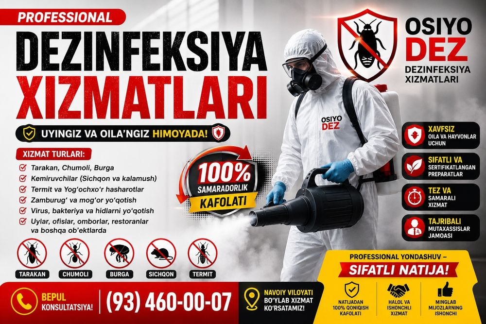 Dezinfeksiya Professional Xizmat