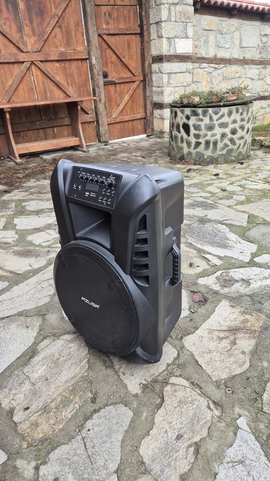 Употребявана - Професионална активна тонколона Azusа 15 инча с два мик