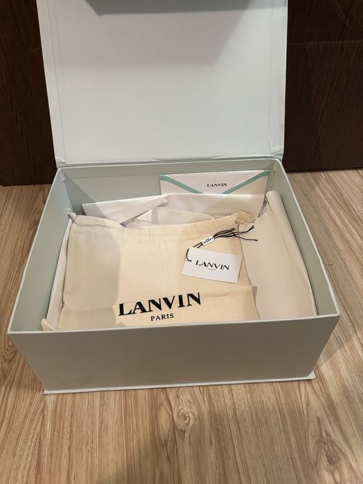 Lanvin Curb White Blue