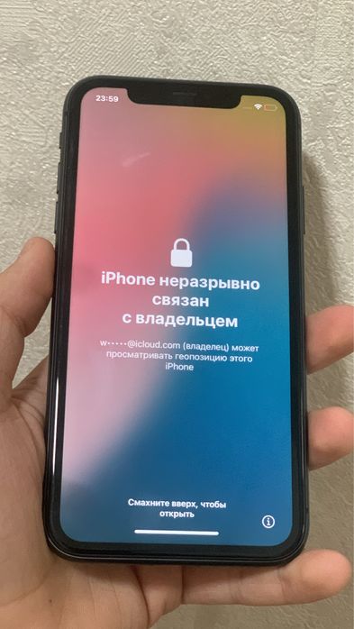 IPhone 11, заблокированный