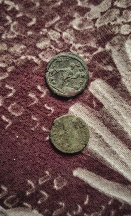 Lot 2 monede antice romane din bronz (autentice, de colecție)