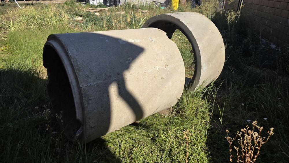 Vand camin rotund de beton fantana sau camin de apa