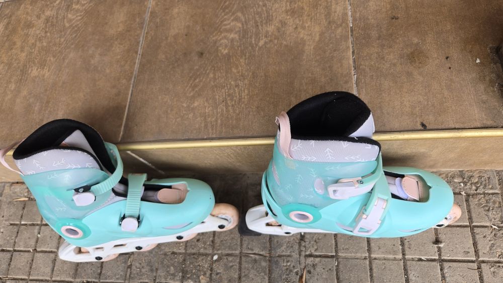 Ролери за момиче 32-34 номерация. Почти неизполвани