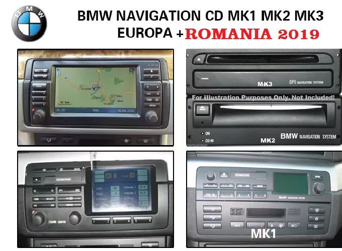 BMW CD DVD Navigatie BMW HARTI 2023 BMW SERIA 1, 3, 5, 6, X5, X6 GPS