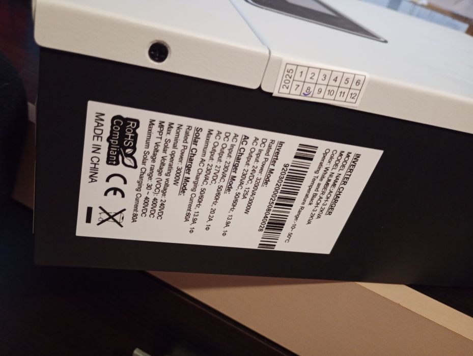 Invertor fotovoltaice hibrid 3,2 kw 24v