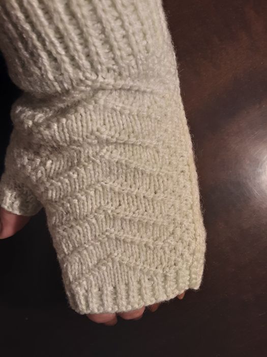 Шарф-снуд и митенки