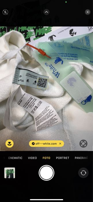 Hanorac OFF WHiTe premium