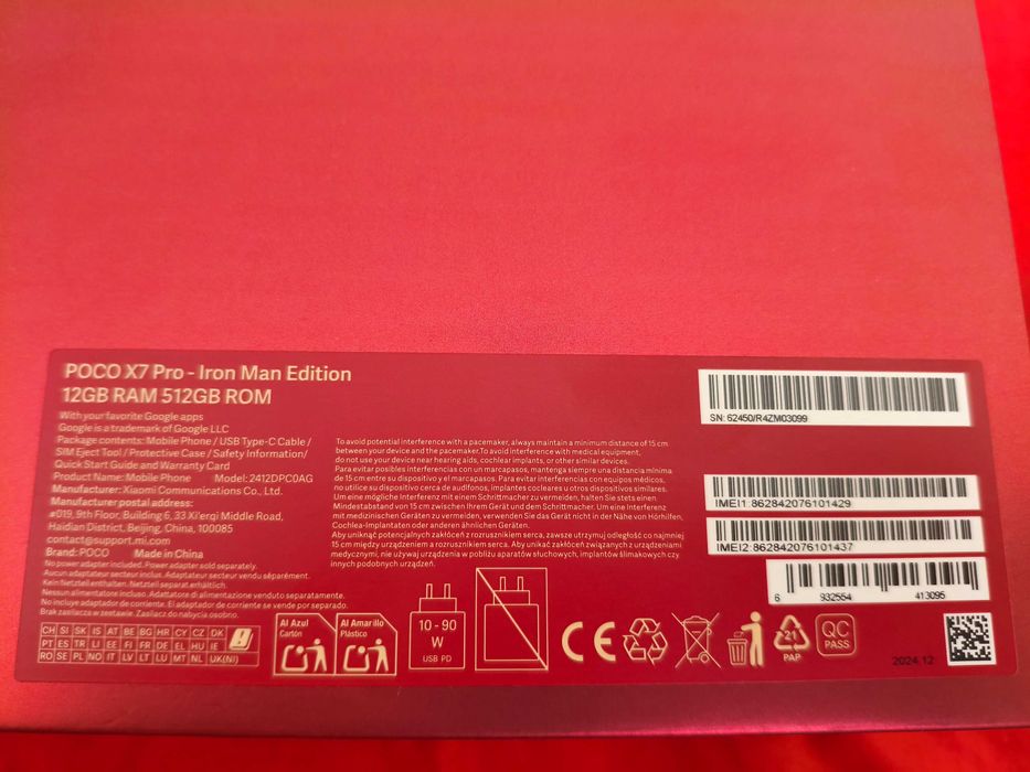 Poco X7 Pro - Iron Man Edition