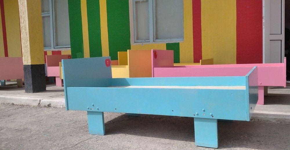 Детская кровать в хорошем состоянии. 30шт. по 50к.