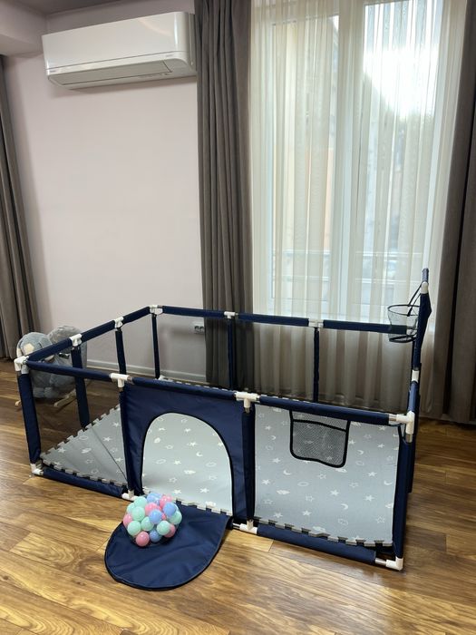 Кошари + килимчета/ПОДАРЪК 30бр. топки