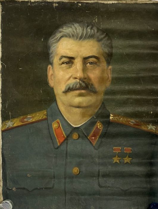 «Сталин» портрет маслом на холсте