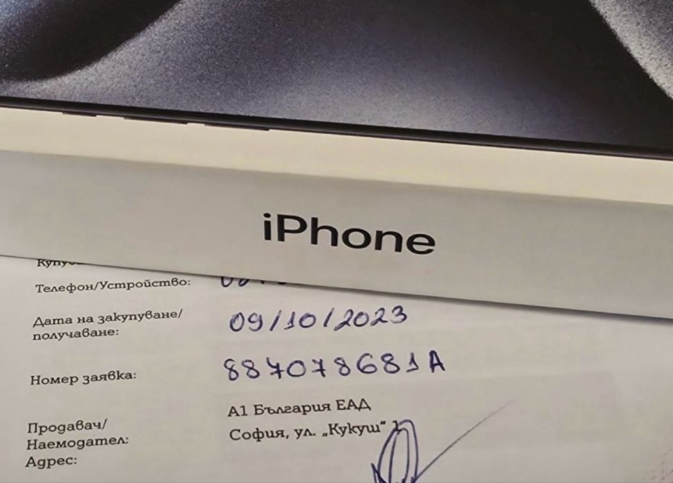 КАТО НОВ 256GB iPhone 15 Pro Max A1 5G Гаранция 2026 Titanium Blue Син