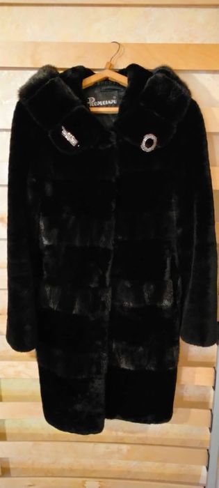 Шуба мутон/норка
