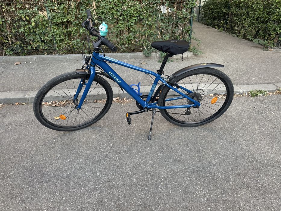 Bicicleta Decathlon - Riverside 900, 26”, albastru (copii)