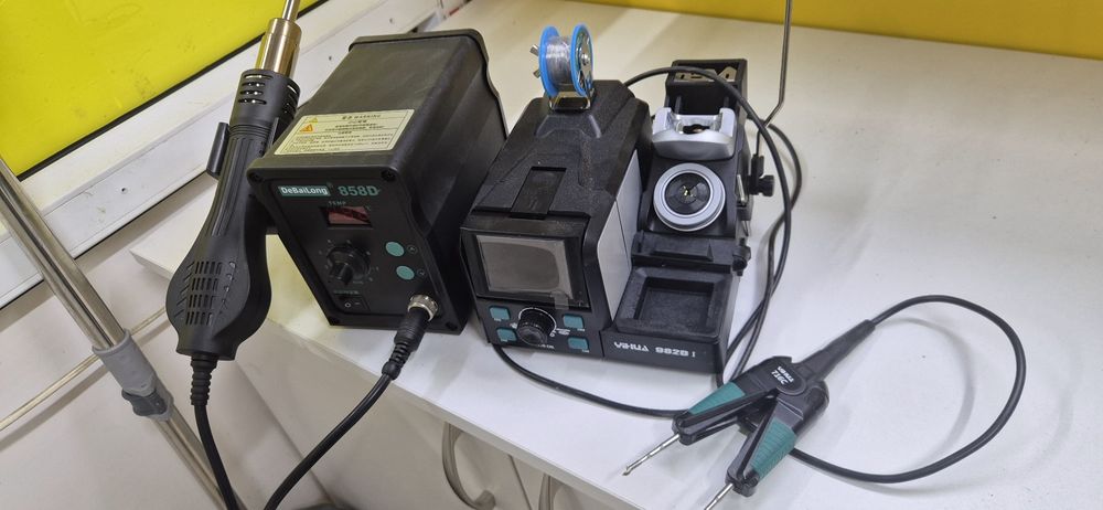 Паяльный пинцет паяльник и фен продам