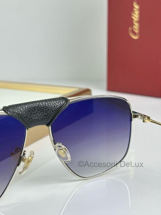 Ochelari de Soare Santos De Cartier CT0037S Polarised Noi Full Box [Verificare Colet] Aviator