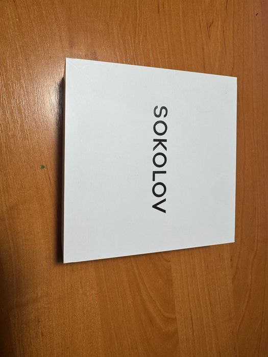 Серебреное колье с вставкой из фианитов бренда Sokolov
