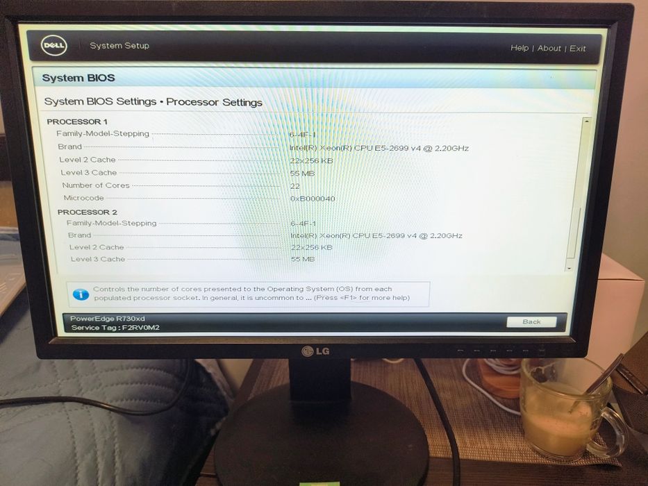 Dell PowerEdge R730xd ,2 x Xeon E5-2699 v4,64GB DDR4 ECC