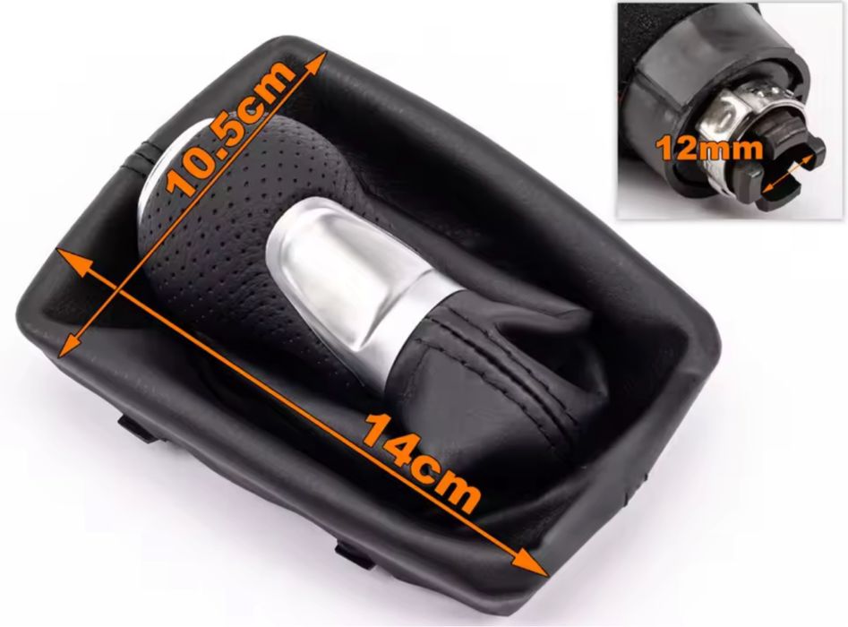 Nuca schimbator viteze maneta manuala piele Sline Audi A4 B6 B7