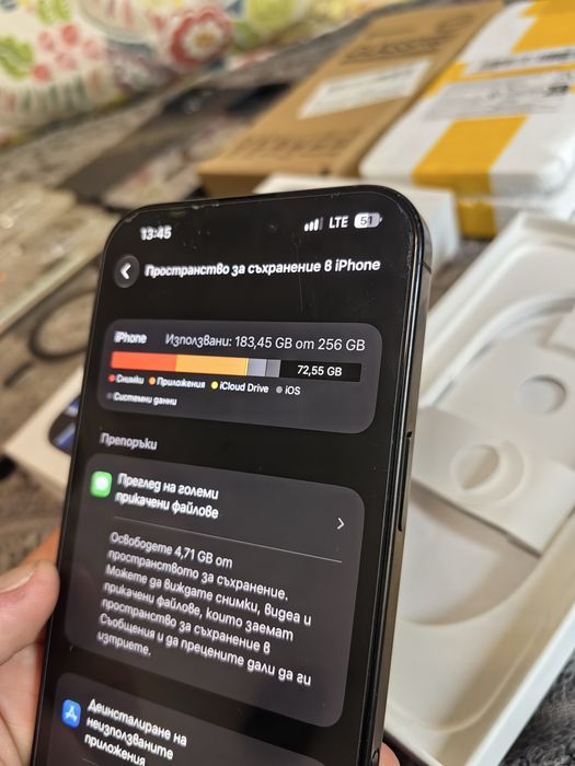 Iphone 16Pro Max 256Gb 88% 5Калъва, И 10 Протектора за Екран