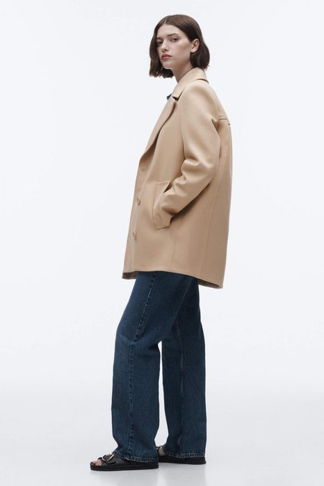 Palton Zara nou cu eticheta