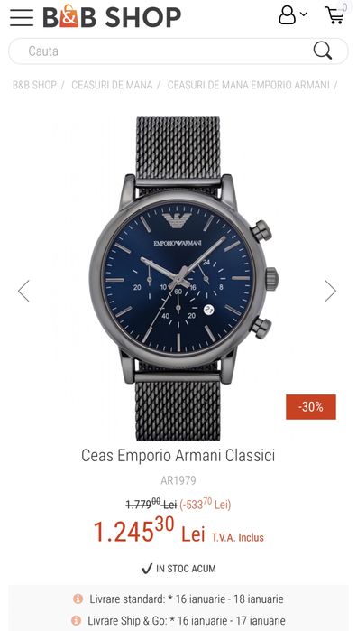 Ceas Armani original