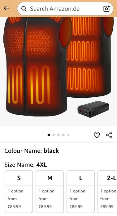 Todwarm vestă termică încălzită M baterie 16.000 mAh