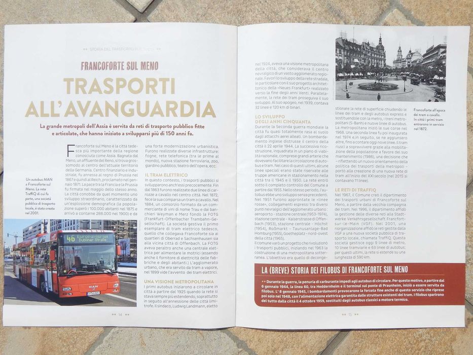 Revista autobuz Mercedes O 305 1979 colectia italiana de autobuze 1:43