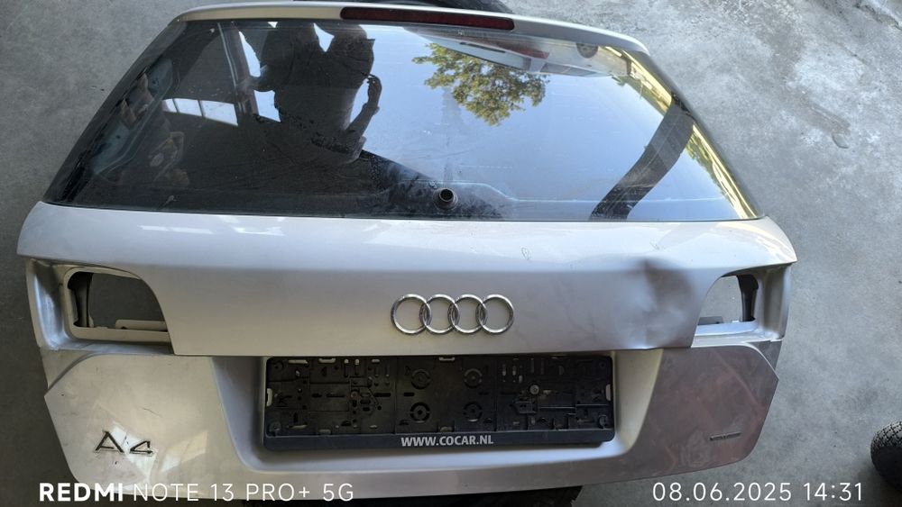 Заден капак Ауди А4 Б7 сив