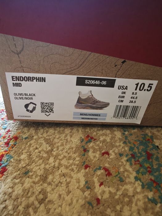 Saucony Endorphin Mid Trail 44 2/3 PRET FIX