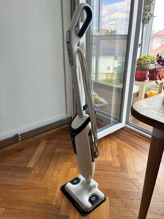 Mop cu abur Rowenta RY6597WH Steam Power, 1200 W, 0.6 l, filtru anticalcar, 3 setari ale aburului, alb