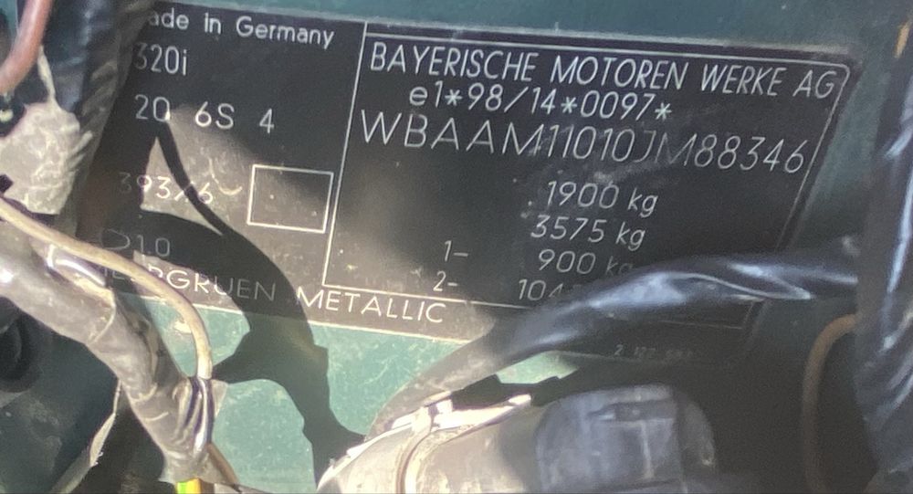 Бмв Е46 седан М52Б20ТУ 150 коня автомат НА ЧАСТИ