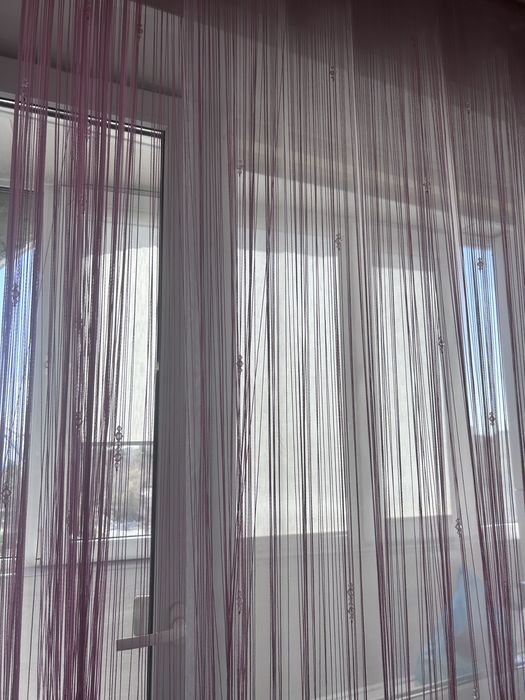 Шторы нити с бусинками